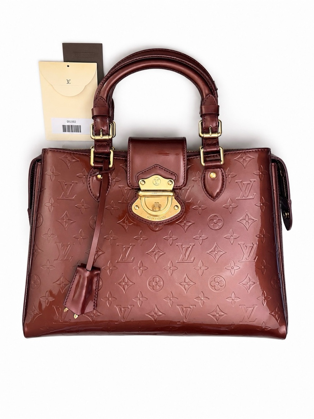 Louis Vuitton Melrose Avenue Monogram Vernis Tote Bag – Amarante